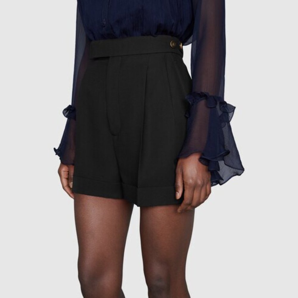 Gucci Old Money Black Tailored Shorts